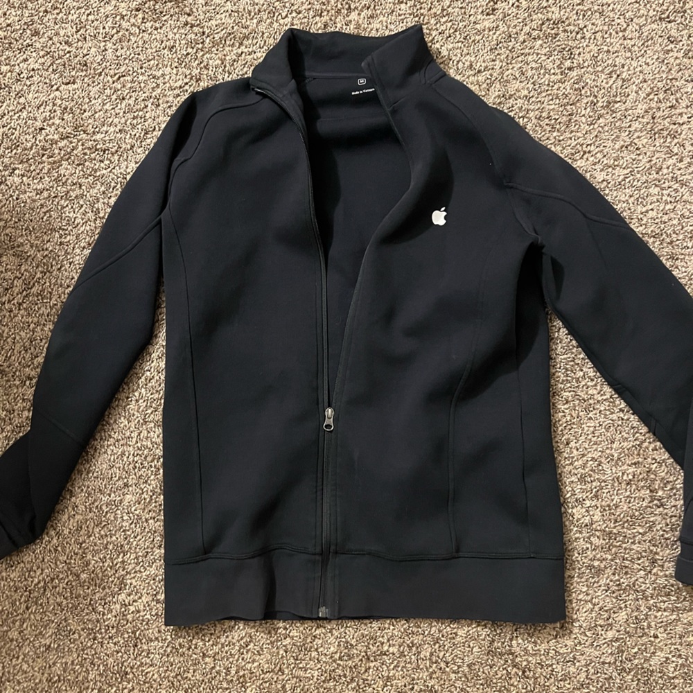 Apple zip up jacket